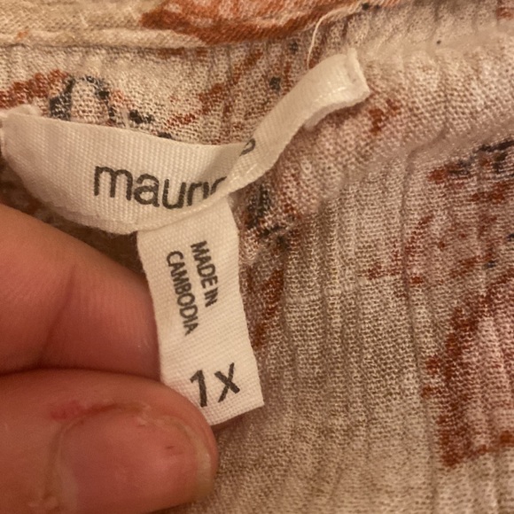 ♻️Maurice’s Floral Blouse (worn maybe twice) •size 1x•♻️ - Picture 2 of 5
